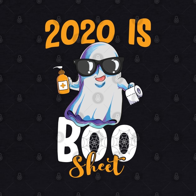 2020 is Boo Sheet Ghost wearing Sunglasses Halloween Gift by BioLite